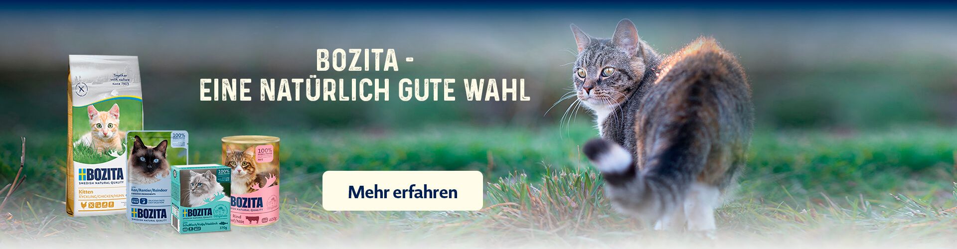 Bozita - Eine natürlich gute Wahl Bozita - Eine natürlich gute Wahl