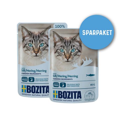 Bozita Frischebeutel Hppchen in Soe mit Hering 24 x 85 g Sparpaket