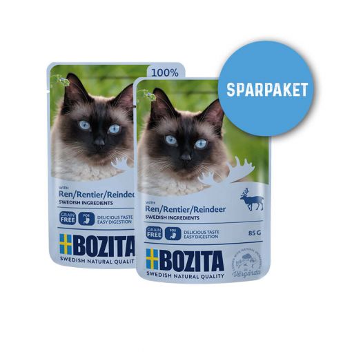 Bozita Frischebeutel Hppchen in Soe mit Rentier 24 x 85 g Sparpaket