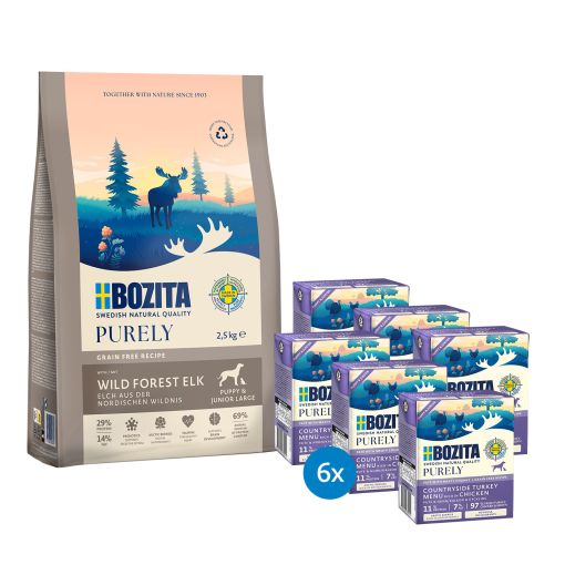 Bozita Purely Probierpaket &quote;Welpen Large&quote;