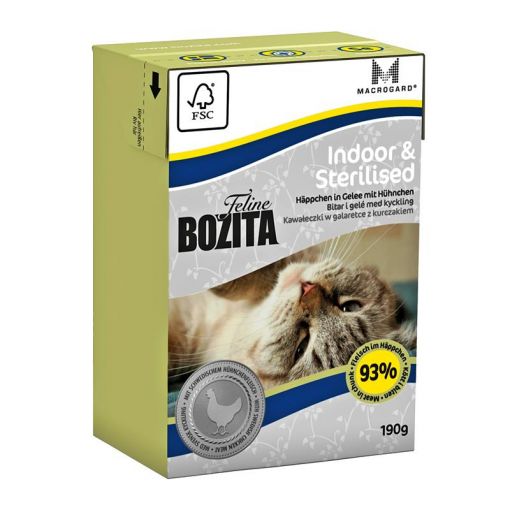 Bozita Feline Indoor & Sterilised 190 g (Menge: 16 je Bestelleinheit)
