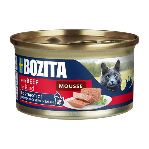 Bozita Cat Dose Mousse Rind 85g (Menge: 12 je Bestelleinheit) Bozita Cat Dose Mousse Rind 85g (Menge: 12 je Bestelleinheit)
