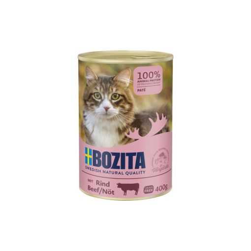 Bozita Cat Paté mit Rind 400 g (Menge: 6 je Bestelleinheit)