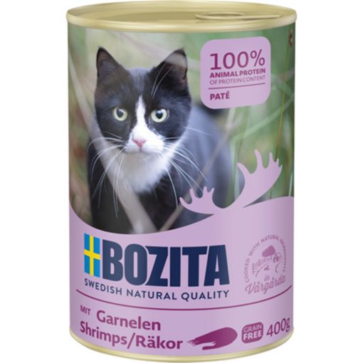 Bozita Cat Paté mit Garnelen 400 g (Menge: 6 je Bestelleinheit)