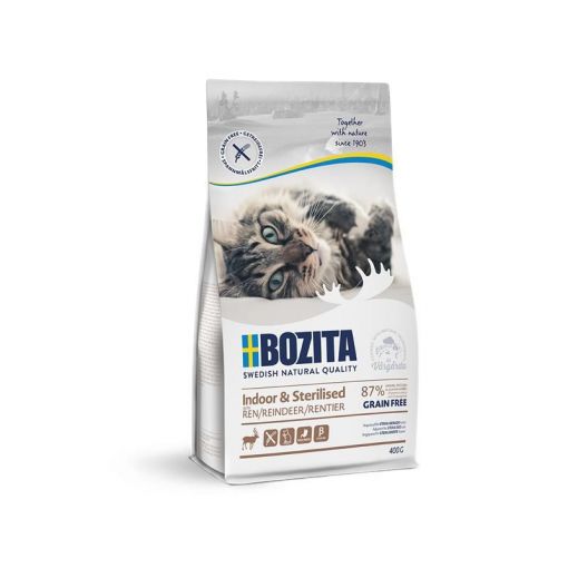 Bozita Indoor & Sterilised Grain free mit Rentier 400 g