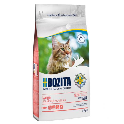 Bozita Large Wheat free mit Lachs 10 kg