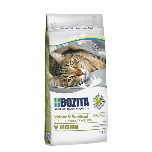 Bozita Indoor & Sterilised mit Huhn 2 kg