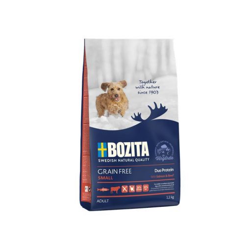 Bozita Grain Free Adult Mini Lachs und Rind 1,1 kg