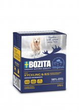 Bozita Happen in Gelee - Pute, Rentier & Hhnchen mit Reis 18 x 370 g Probierpaket