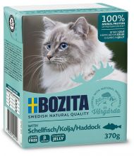 Bozita Tetra Recart Hppchen in Gelee - Makrele, Schellfisch & mit viel Huhn 18 x 370 g Probierpaket