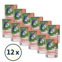 Bozita Häppchen in Sauce mit Lachs für Kitten 85 g (Menge: 12 je Bestelleinheit)