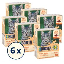 Bozita Häppchen in Sauce mit Lamm 370 g (Menge: 6 je Bestelleinheit)