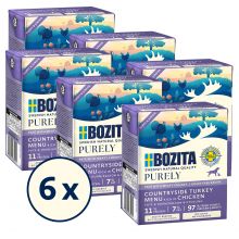 Bozita Purely Puppy & Junior Paté mit Pute & Huhn 370 g (Menge: 6 je Bestelleinheit)