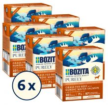 Bozita Purely Paté mit Rind & Lachs 370 g (Menge: 6 je Bestelleinheit)