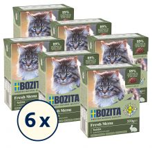 Bozita Häppchen in Gelee mit Kaninchen 370 g (Menge: 6 je Bestelleinheit)