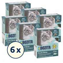 Bozita Häppchen in Gelee mit Schellfisch 370 g (Menge: 6 je Bestelleinheit)