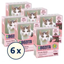 Bozita Häppchen in Sauce mit Rind 370 g (Menge: 6 je Bestelleinheit)