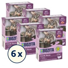 Bozita Häppchen in Gelee mit Pute 370 g (Menge: 6 je Bestelleinheit)