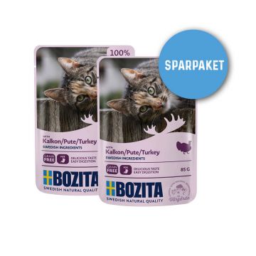 Bozita Häppchen in Sauce mit Pute 24 x 85 g Sparpaket Bozita Häppchen in Sauce mit Pute 24 x 85 g Sparpaket