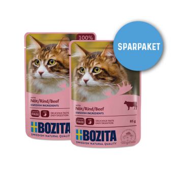 Bozita Frischebeutel Häppchen in Gelee mit Rind 24 x 85 g Sparpaket Bozita Frischebeutel Häppchen in Gelee mit Rind 24 x 85 g Sparpaket