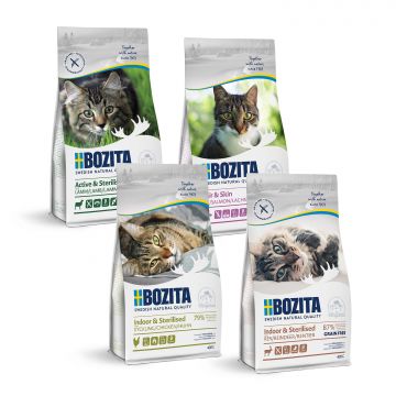 Bozita Testpaket Katze Trockenfutter 4 x 400 g Bozita Testpaket Katze Trockenfutter 4 x 400 g