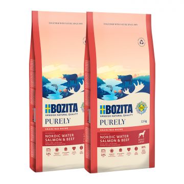 Bozita Purely Adult Large mit Lachs & Rind getreidefrei 2 x 11 kg Sparpaket Bozita Purely Adult Large mit Lachs & Rind getreidefrei 2 x 11 kg Sparpaket