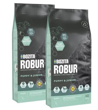 Bozita Robur Puppy & Junior Huhn 2 x 12 kg Sparpaket
