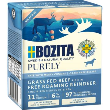 Bozita Purely Paté mit Rind & Rentier 370 g (Menge: 6 je Bestelleinheit)