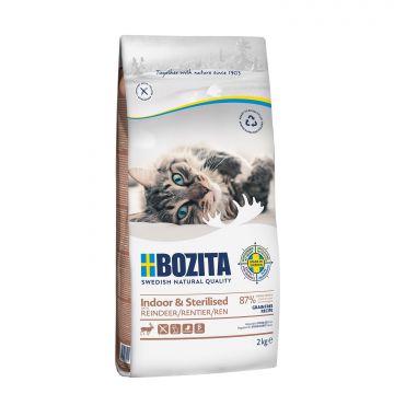 Bozita Indoor & Sterilised Grain free mit Rentier 2 kg Bozita Indoor & Sterilised Grain free mit Rentier 2 kg