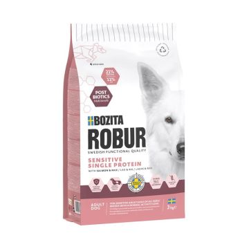 Bozita Robur Adult Sensitive Single Protein Lachs 3kg Bozita Robur Adult Sensitive Single Protein Lachs 3kg