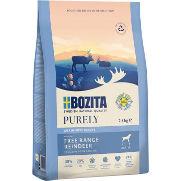 Bozita Purely Adult Active mit Rentier getreidefrei 2,5 kg Bozita Purely Adult Active mit Rentier getreidefrei 2,5 kg