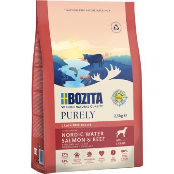 Bozita Purely Adult Large mit Lachs & Rind getreidefrei 2,5 kg Bozita Purely Adult Large mit Lachs & Rind getreidefrei 2,5 kg