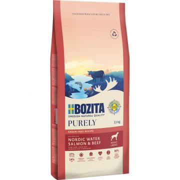 Bozita Purely Adult Large mit Lachs & Rind getreidefrei 11 kg Bozita Purely Adult Large mit Lachs & Rind getreidefrei 11 kg
